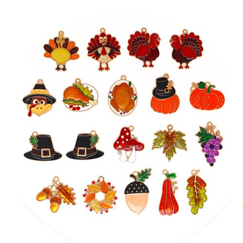 Sinc Alloy cruan Pendants, DIY & stíleanna éagsúla do rogha, órga, 10ríomhairí pearsanta/Mála, Díolta De réir Mála