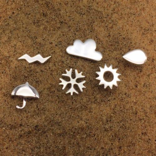 925 sterling silver Stud Earring, olika stilar för val & för kvinna, earring size 5-10mm, Säljs av Par