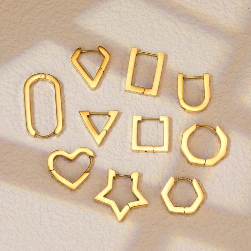 Boucle d'oreille goutte inox, Acier inoxydable 304, Placage, bijoux de mode & styles différents pour le choix & pour femme, plus de couleurs à choisir, Vendu par paire