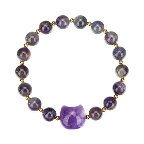 Bracelets de pierres précieuses, pierre gemme, avec fil élastique & alliage de zinc, fait à la main, bijoux de mode & différents matériaux pour le choix & unisexe, Vendu par PC