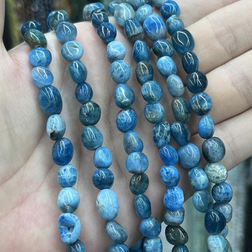 Gemstone Smycken Pärlor, apatiter, DIY, blandade färger, Såld Per 38 cm Strand