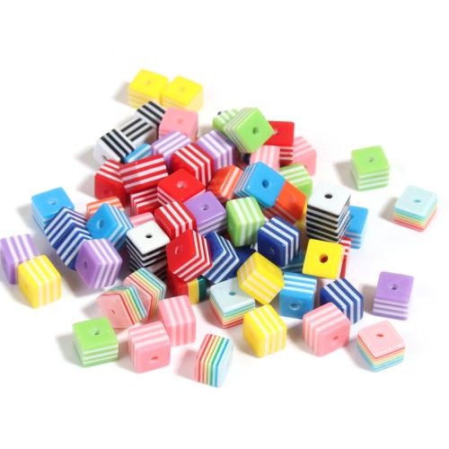Randiga hartspärlor, Harts, DIY, fler färger för val, 1000PC/Bag, Säljs av Bag