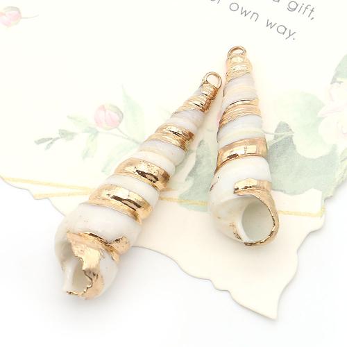 Shell Privjesci, Školjka, s Mesing, Ljuštura, možete DIY, miješana boja, Prodano By PC