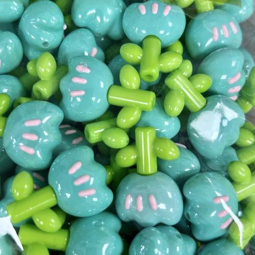 Mobiltelefon DIY sæt, Akryl, guldfarve belagt, du kan DIY, flere farver til valg, 21x29mm, 200pc'er/Bag, Solgt af Bag