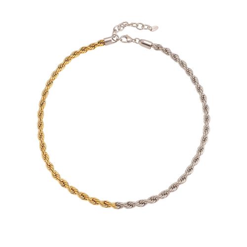 Nerezová ocel šperky náhrdelník, 304 Stainless Steel, módní šperky & pro ženy, Prodáno By PC