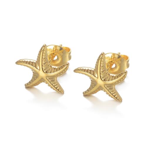 Nerezová ocel náušnice, 304 Stainless Steel, módní šperky & různé styly pro výběr & pro ženy, zlatý, Prodáno By Pair