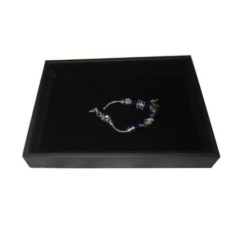 Moda gioielli Display, velluto, with MDF & PU, gioielli di moda, nero, 200x150mm, Venduto da PC