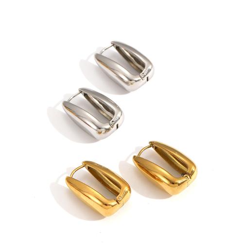 Nerezová ocel Drop náušnice, 304 Stainless Steel, módní šperky, více barev na výběr, Prodáno By Pair