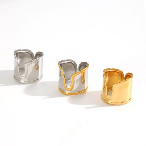 Prst prsten z nerezové oceli, 304 Stainless Steel, á, módní šperky, více barev na výběr, Prodáno By PC