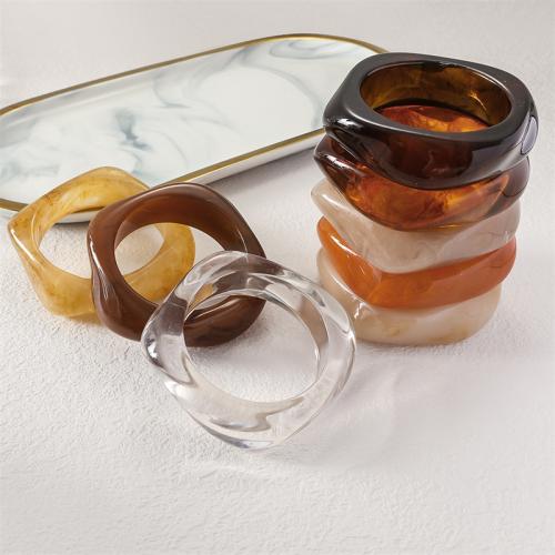 Bracelets résine, Placage de couleur d'or, bijoux de mode, plus de couleurs à choisir, Vendu par PC