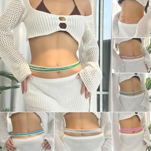 Διακοσμητικά Belt, Seedbead, χρώμα επίχρυσο, κοσμήματα μόδας, περισσότερα χρώματα για την επιλογή, Sold Με PC