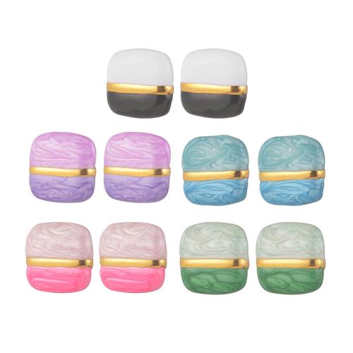 Brincos de garanhão de aço inoxidável, Aço inoxidável 304, cromado de cor dourada, joias de moda & para mulher & esmalte, Mais cores pare escolha, vendido por par