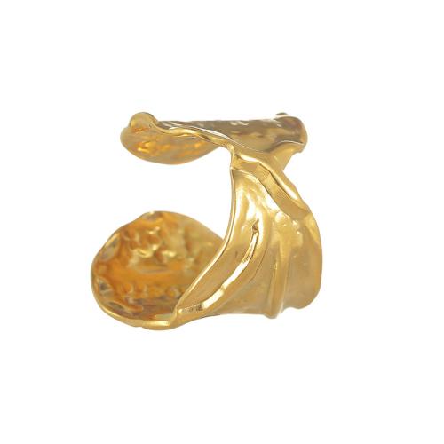 Prst prsten z nerezové oceli, 304 Stainless Steel, á, módní šperky & pro ženy, zlatý, Prodáno By PC