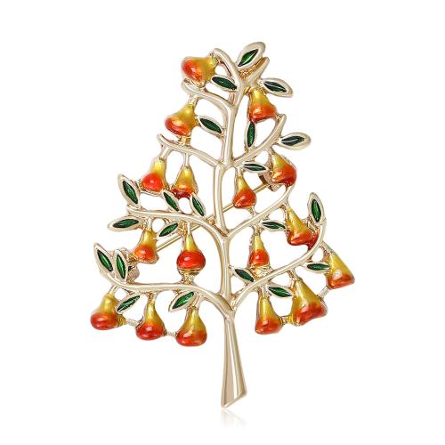 smalt Brož, Zinek, Strom, á, módní šperky, smíšené barvy, Prodáno By PC