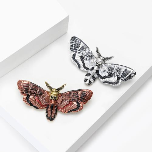 Emaille-Brosche, Zinklegierung, Insekt, plattiert, Design für Halloween & Modeschmuck, keine, verkauft von PC