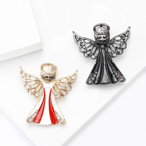 smalt Brož, Zinek, Anděl, á, módní šperky & s drahokamu, více barev na výběr, Prodáno By PC