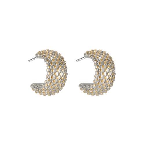 Cruach dhosmálta Graí Earrings, 304 Cruach dhosmálta, plátáilte, jewelry faisin & do bhean, Díolta De réir Péire