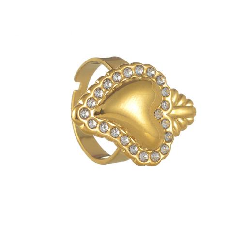 Nerezové Šatonové prst prsten, 304 Stainless Steel, á, módní šperky & pro ženy & s drahokamu, více barev na výběr, Prodáno By PC