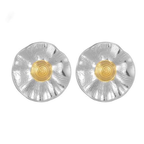 Nerezová ocel náušnice, 304 Stainless Steel, Kolo, módní šperky & pro ženy, více barev na výběr, Prodáno By Pair