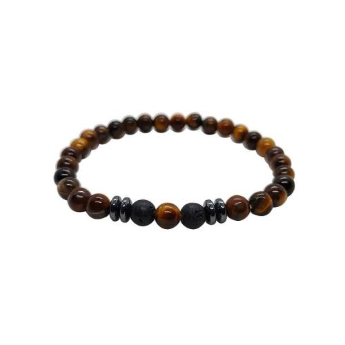 Bracelets de pierres précieuses, fil élastique, avec Pierre naturelle, fait à la main, bijoux de mode & différents matériaux pour le choix & pour femme, Vendu par PC