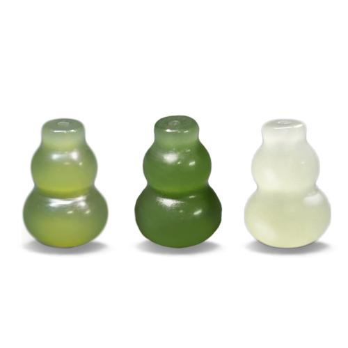 Jade Pärlor, Hetian Jade, Calabash, DIY, fler färger för val, 8.80x11.60mm, Hål:Ca 1.5mm, Säljs av PC