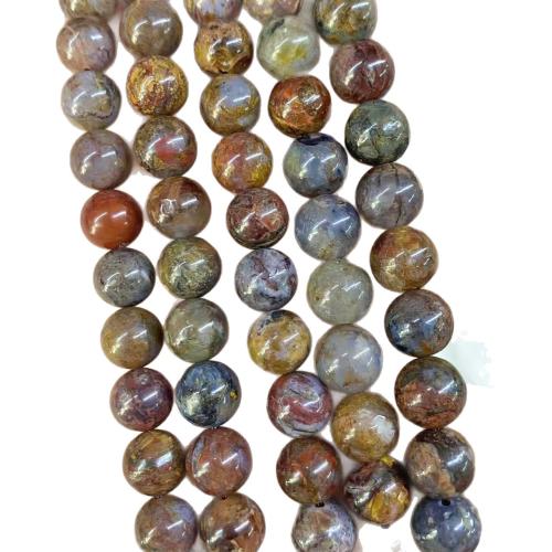 Gemstone Smycken Pärlor, Pietersite, DIY, blandade färger, Såld Per 38 cm Strand