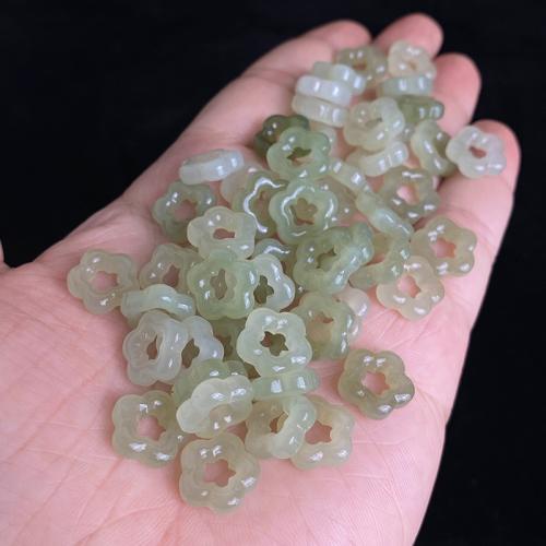 Jade Hängen, Hetian Jade, Plum Blossom, polerad, DIY, fler färger för val, 13mm, Säljs av PC