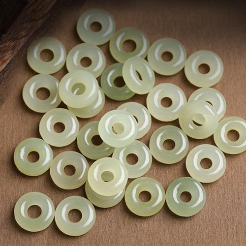 Jade Hängen, Hetian Jade, Donut, polerad, DIY & olika storlek för val, Säljs av PC