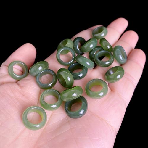 Jade Hängen, Hetian Jade, Donut, polerad, DIY, fler färger för val, Innerdiameter:Ca 10mm, Säljs av PC