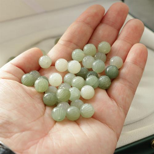 Hetian Jade Bead, Lotus, polerad, DIY, fler färger för val, 9mm, Säljs av PC