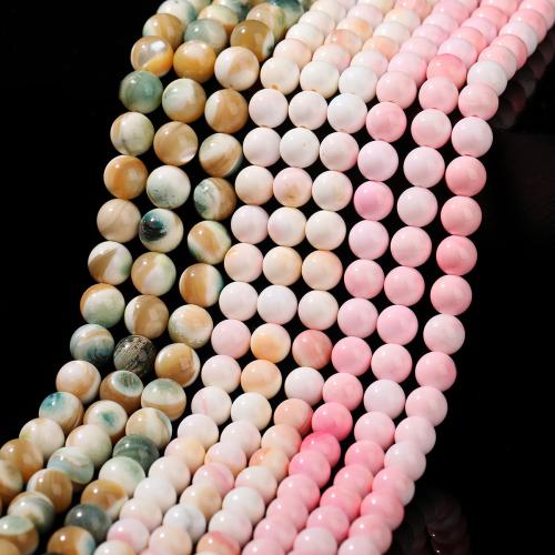 Grânulos do escudo de água doce natural, concha, Roda, polido, DIY, Mais cores pare escolha, vendido por Strand