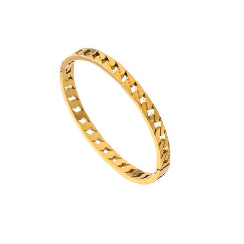 Ruostumaton teräs rannerengas, 304 Stainless Steel, päällystetty, muoti korut & naiselle & ontto, enemmän värejä valinta, Inner diameter :60mm, Myymät PC