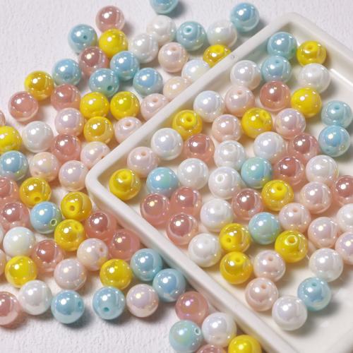 Perline in vetro alla moda, placcato, DIY, nessuno, 10PC/borsa, Venduto da borsa