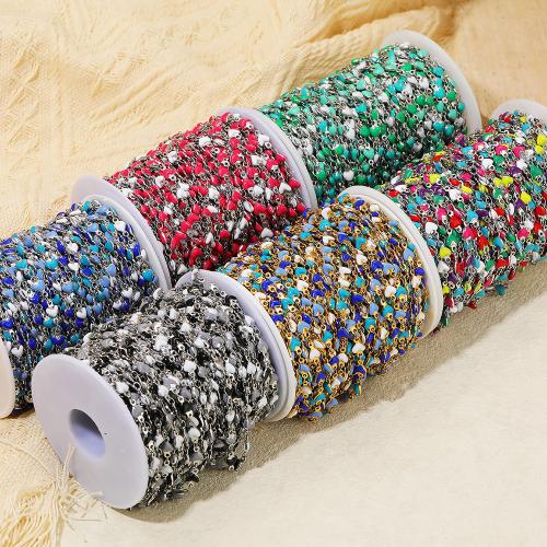 Rostfritt stål Smycken Kedja, 304 rostfritt stål, guldfärg pläterade, DIY & emalj, fler färger för val, Säljs av m