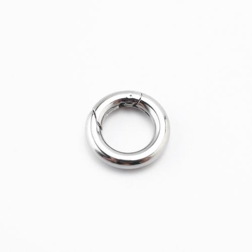 304 rostfritt stål Snap Lås, DIY, ursprungliga färgen, 10x10x2mm, Säljs av PC