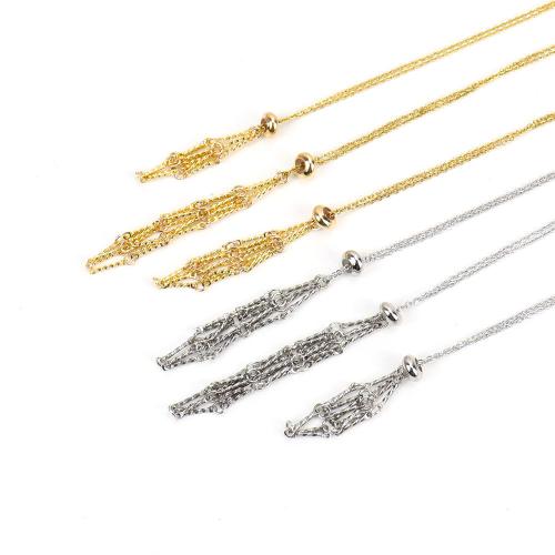 Stainless Steel smycken halsband, 304 rostfritt stål, handgjord, DIY & olika storlek för val, fler färger för val, Säljs av PC