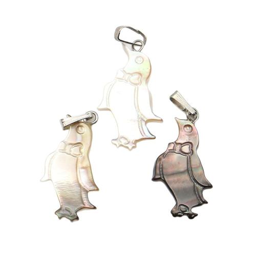 Sea Shell Hänge, med Vax & Järn, svälja, DIY, fler färger för val, 14x25mm, Säljs av PC