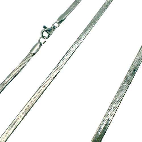 Rostfritt stål kedja halsband, 304 rostfritt stål, elektrolysbildning, mode smycken & Unisex & olika storlek för val, fler färger för val, Säljs av PC