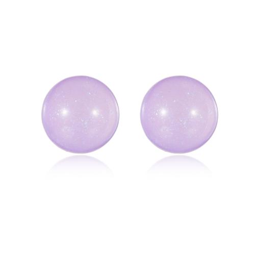 Pryskyřice náušnice, 304 Stainless Steel, s Pryskyřice, módní šperky & pro ženy, zlatý, Prodáno By Pair