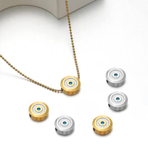 Rostfritt stål pärlor, 304 rostfritt stål, guldfärg pläterade, DIY, fler färger för val, 5PC/Bag, Säljs av Bag