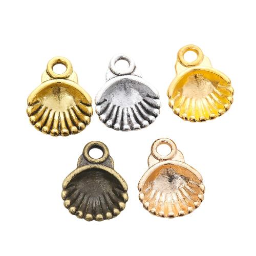 Zinc Alloy Animal Pendants Shell plated DIY Sold By Bag