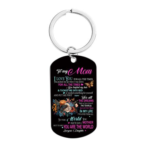 Chiave catena, 304 acciaio inox, Stampa, stili diversi per la scelta & per la donna, 30x80mm, Venduto da PC