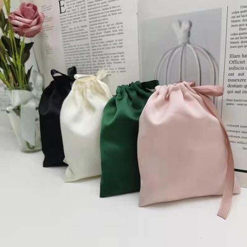 Jewelry Pouches Bags Satin dustproof Random Color Sold By PC