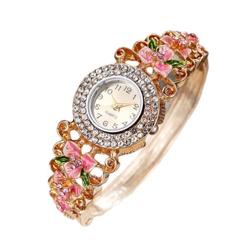 Rannerengas katsella, Metalliseos, kanssa Lasi & 304 Stainless Steel, päällystetty, muoti korut & naiselle & tekojalokivi, enemmän värejä valinta, Pituus 20 cm, Myymät PC