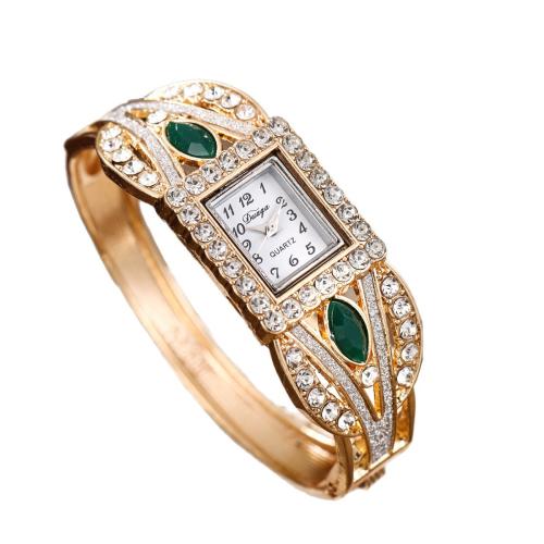 Rannerengas katsella, Metalliseos, kanssa Lasi, päällystetty, muoti korut & naiselle & tekojalokivi, enemmän värejä valinta, Pituus 20 cm, Myymät PC