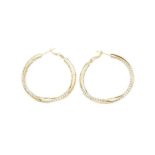 Blås Leverback örhänge, Mässing, plated, mode smycken & för kvinna & med strass, fler färger för val, Säljs av Par