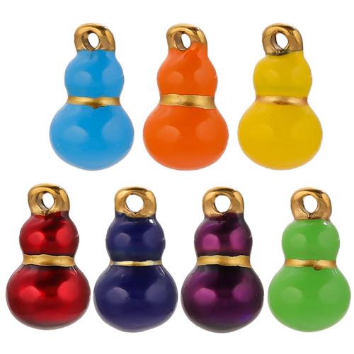 Μενταγιόν από ανοξείδωτο χάλυβα κοσμήματα, 304 από ανοξείδωτο χάλυβα, Κολοκύνθη, χρώμα επίχρυσο, DIY & σμάλτο, περισσότερα χρώματα για την επιλογή, 2PCs/τσάντα, Sold Με τσάντα