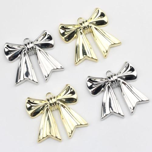 Zinc Alloy Bowknot pendentifs, alliage de zinc, Noeud papillon, Placage, DIY, plus de couleurs à choisir, 100PC/sac, Vendu par sac