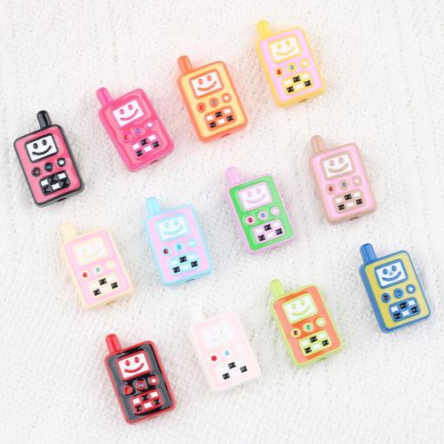 Akryl smycken pärlor, DIY & emalj, fler färger för val, 24x14mm, 100PC/Bag, Säljs av Bag