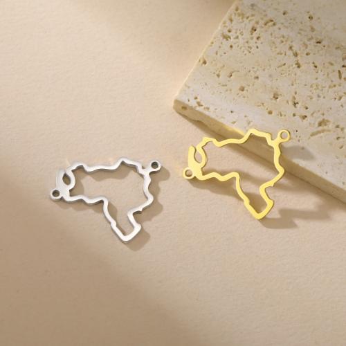 Colgantes de Acero Inoxidable, acero inoxidable 304, chapado, Bricolaje & hueco, más colores para la opción, 39x24mm, 10PCs/Bolsa, Vendido por Bolsa